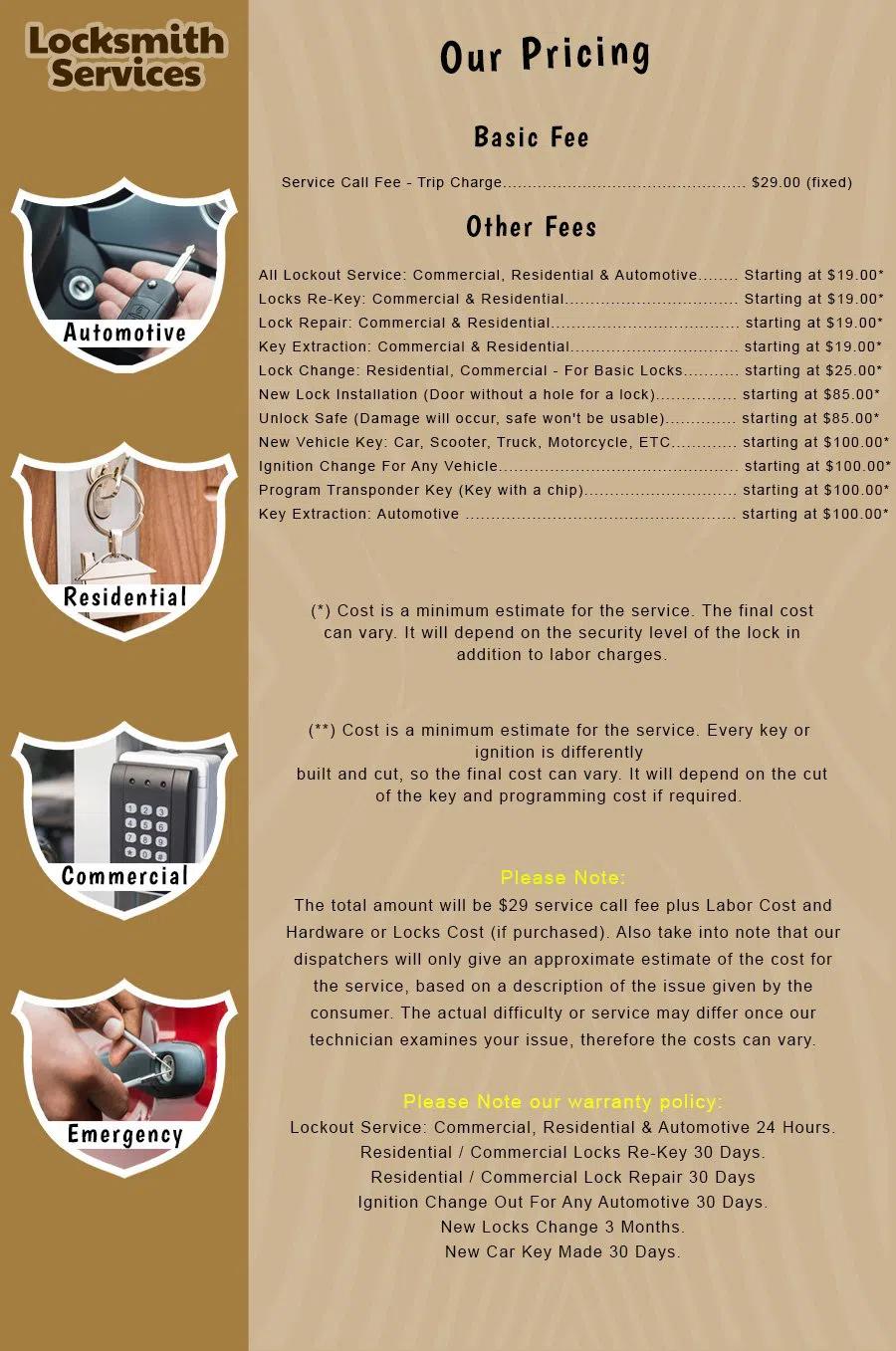 Brandon FL Locksmith Store Brandon, FL 813-344-5532